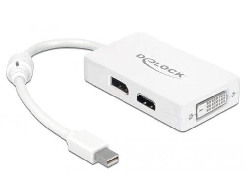 Monitoradapter Mini-DP zu HDMI/DVI/DP für MAC Notebook mit Mini-Displayport