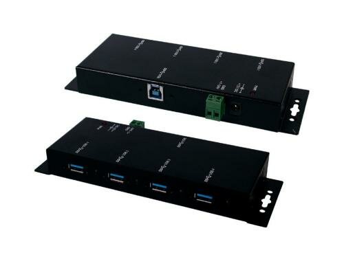 exSys EX-1184HMV, 4x USB 3.0, Metall inkl. Netzteil 12V/3A