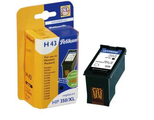 Tinte Pelikan HP CB336EE Nr. 350XL, schwarz, 25ml