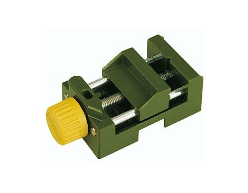 Proxxon Maschinen-Schraubstock MS 4 aus Zink-Druckguss, Prisma für Rundmaterial