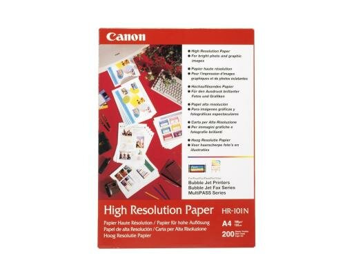 Canon Papier HR-101 A4 Hochauflösendes Papier, 200 Blatt, 106g