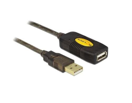 Delock USB 2.0  Verlängerungskabel 20 Meter aktive Verstärkung, bis max 40 Meter kaskad
