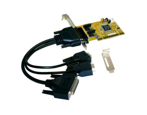 exSys EX-43370, 2xSeriell, 1x Parallel Oxford Chip, inkl. LowProfile Bügel