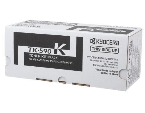 Toner Kyocera TK-590K, zu FS-C2026/2126MFP schwarz, ca. 7000 S. bei 5% Deckung