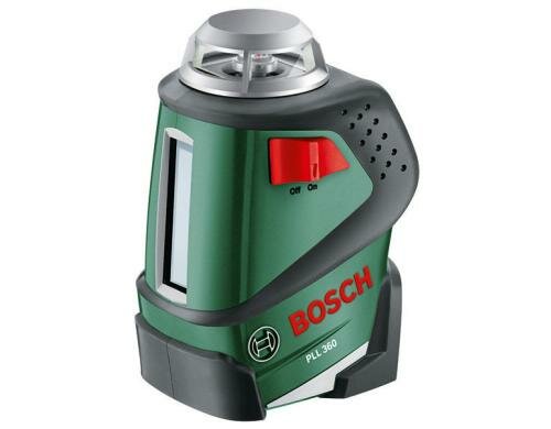BOSCH Selbstnivellierender 360°Laser PLL360 Schutztasche, Universalhalterung