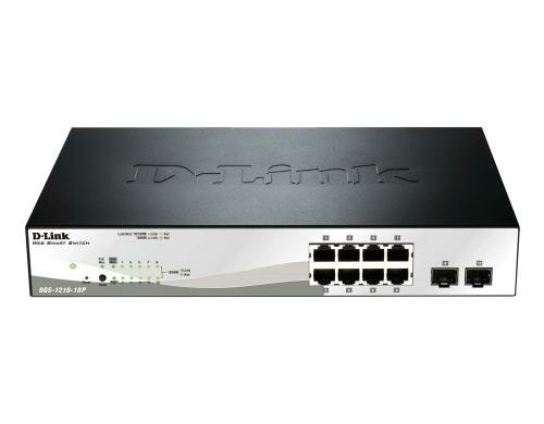 D-Link DGS-1210-10P: 10Port Smart PoE 78 Watt PoE Gesamtleistung