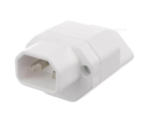 Umwandlungsstecker IEC320 auf T13, ws C14 auf T13