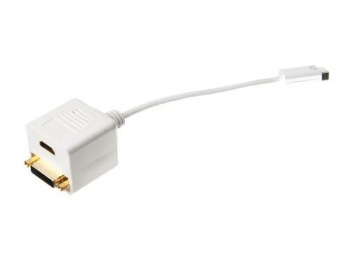 HDGear Mini-DVI zu HDMI+DVI Adapter Mini-DVI - HDMI und DVI, weiss