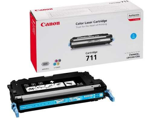 Tonermodul Canon CRG 711C, cyan 6000 Seiten, LBP 5300