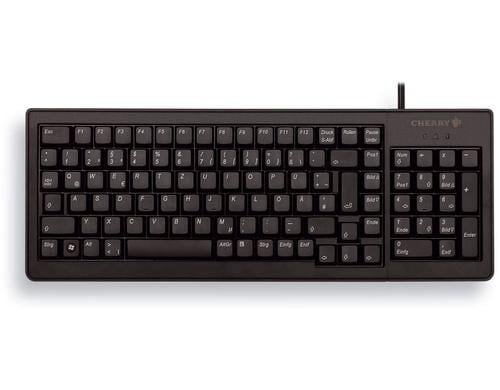 Cherry XS Complete Keyboard G84-5200 Klein, flach und extrem robust  USB & PS/2