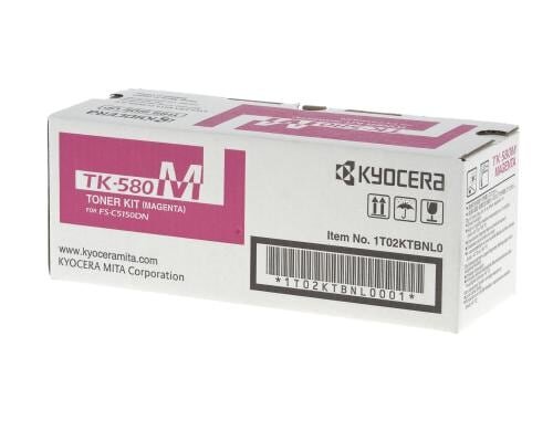 Toner Kyocera TK-580M, zu FS-C5150DN magenta, ca. 2800 S. gemäss ISO/IEC 19798