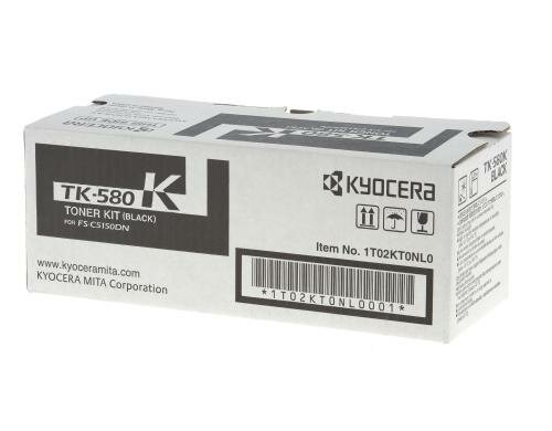 Toner Kyocera TK-580K, zu FS-C5150DN black, ca. 3500 S. gemäss ISO/IEC 19798