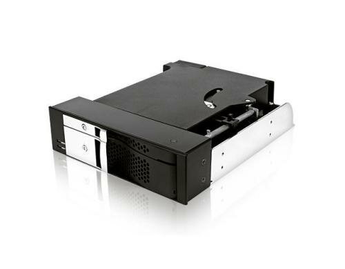 ICY BOX Wechselrahmen 3.5  IB-172SK-B für 2.5 & 3.5 SATA-HD ohne Rahmen, schwarz