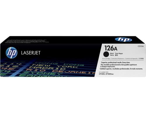 HP Toner 126A - Black (CE310A) Seitenkapazität ~ 1200 Seiten