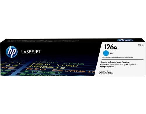 HP Toner 126A - Cyan (CE311A) Seitenkapazität ~ 1000 Seiten