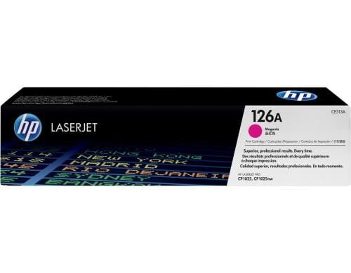 HP Toner 126A - Magenta (CE313A) Seitenkapazität ~ 1000 Seiten