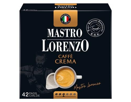 Mastro Lorenzo Crema Kaffeepads 42 Portionen, Softpads