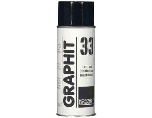 Kontakt Chemie Graphit 33 Schwarzer leitfähiger Graphitlack, 200ml,
