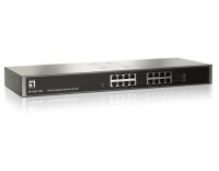 LevelOne GSW-1657: 16Port Switch, 1Gbps AutoUplink, int....