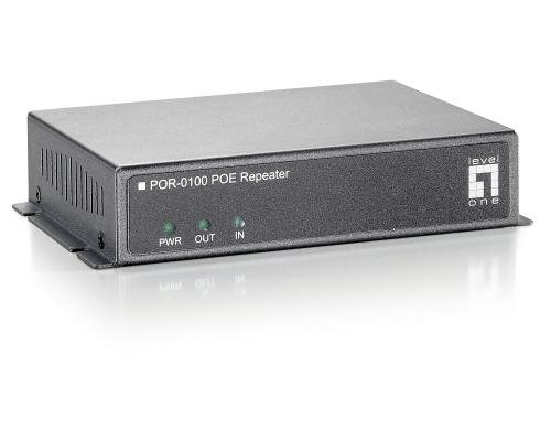 LevelOne POR-0100: PoE Extender, 100m Keine eigene Stromversorgung nötig