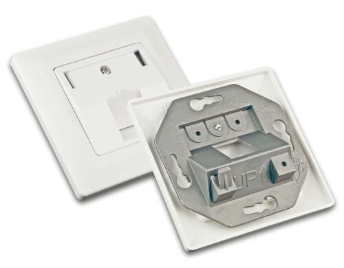 Wirewin Leerdatendose, 1-fach reinweiss, für Keystone Modul