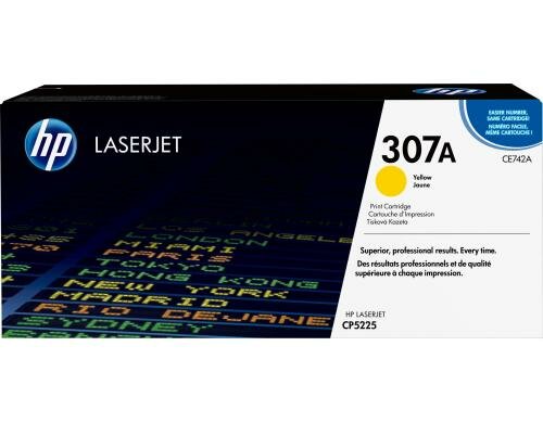 HP Toner 307A - Yellow (CE742A) Seitenkapazität ~ 7300 Seiten