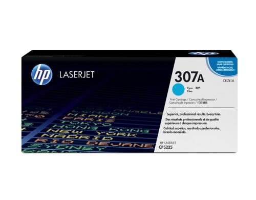HP Toner 307A - Cyan (CE741A) Seitenkapazität ~ 7300 Seiten