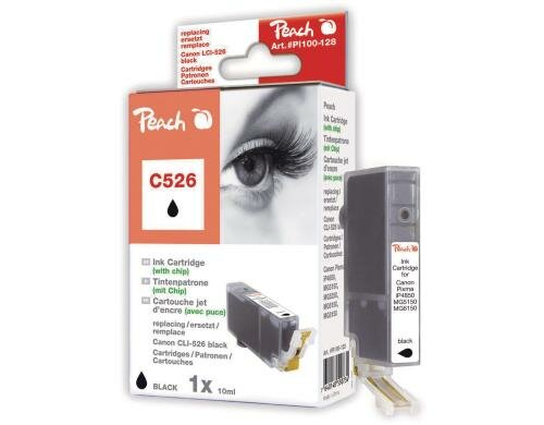 Peach Tinte Canon CLI-526 photo schwarz 10ml