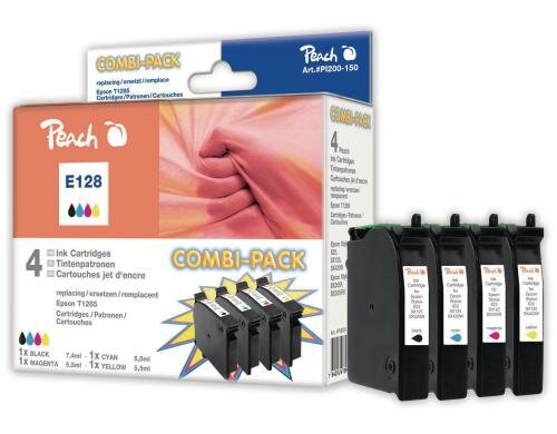 Peach Tinte Epson T1285 Multi Pack 1x black/cyan/magenta/yellow