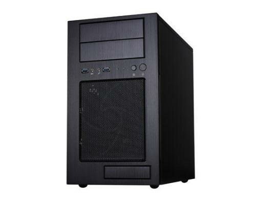 SilverStone Tower SST-TJ08-E schwarz, o. NT MicroATX, Alu Front 210x374x385 BxHxT