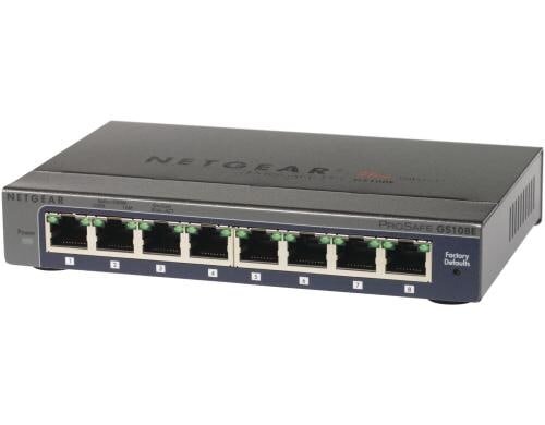 Netgear GS108E: 8 Port Switch 8-Port Gigabit Plus Switch