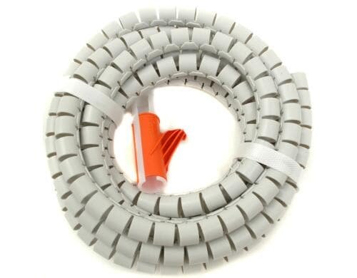 Spiroschlauch NW25, 20m, weiss Durchmesser 25mm, inkl. Einführhilfe