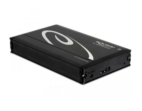Delock 42492 2.5 Externes Gehäuse SATA HDD Multiport USB 3.0 + eSATAp, bis 14,5 mm HDD