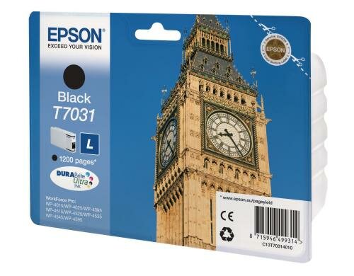 Tinte Epson T70314010, black WP400/4500, 1200 Seiten