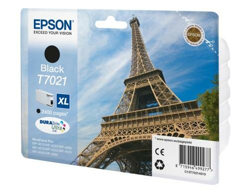 Tinte Epson T70214010, black XL WP400/4500, 2400 Seiten