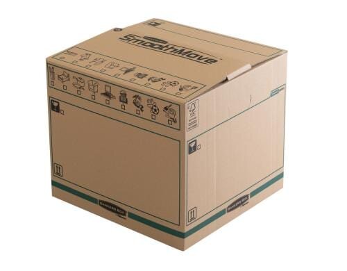Fellowes R-Kive Umzugsbox, 5 Stück 406x457x457mm, kein Klebeband erforderlich