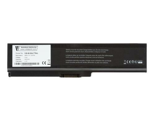 Vistaport Notebook Akku für Toshiba LiIon, 10.8V, 4400mAh