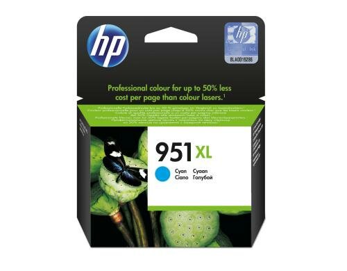 HP Tinte Nr. 951XL - Cyan (CN046AE) 17ml, Seitenkapazität ~ 1500 Seiten