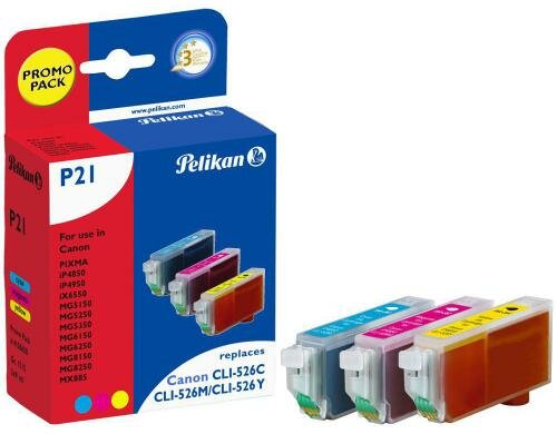 Tinte Pelikan, CLI-526 Multipack c/m/y 9ml PIXMA iP4850, iX6650, MG5250, MG6150