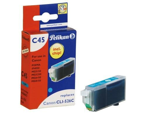 Tinte Pelikan, CLI-526c cyan PIXMA iP4850, iX6650, MG5250, MG6150