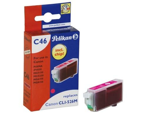 Tinte Pelikan, CLI-526m magenta PIXMA iP4850, iX6650, MG5250, MG6150