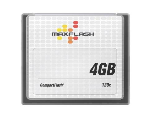 Maxflash CF Card 4GB, 120x Typ I,  120x, 18MB/sec.