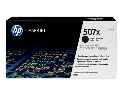 HP Toner 507X - Black (CE400X) Seitenkapazität 11000 Seiten