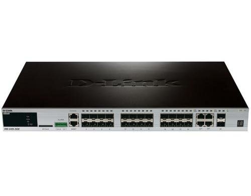 D-Link DGS-3420-28SC: 28Port SFP Switch 28xSFP, 4xSFP+, VLAN, RSP, MSPT