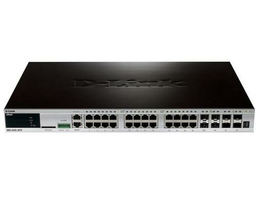 D-Link DGS-3420-28TC: 28Port Switch 4xSFP (shared), 4xSFP+, VLAN, RSP, MSPT