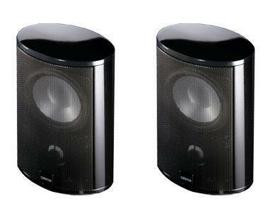 Canton CD 220.3, Lautsprecher Paar Hochglanz Schwarz, Ideal für 5.1 Systeme