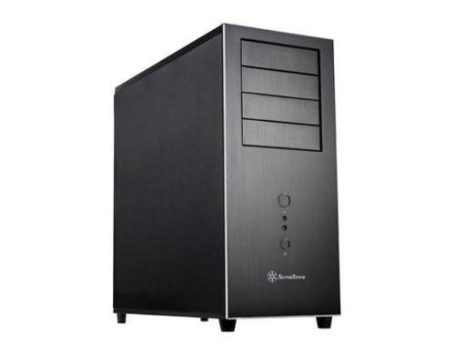 SilverStone Tower SST-TJ04-E schwarz, o. NT ATX, Alu Front 214x489x489 BxHxT, USB 3.0