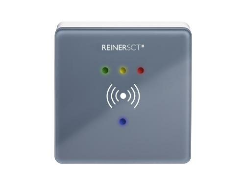 ReinerSCT timeCard externer RFID-Leser für Zutrittskontrolle, grau