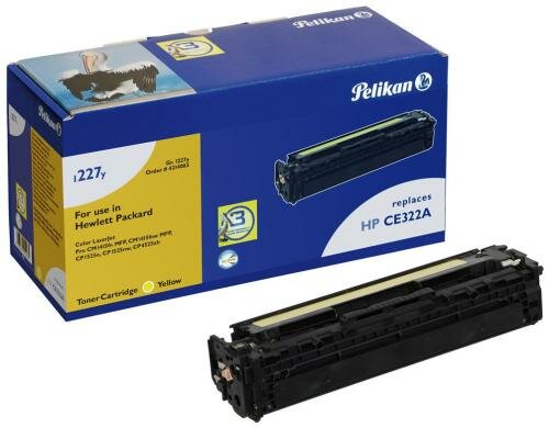 Pelikan Toner baugleich CE322A yellow zu LaserJet  CM1415, CP1525, 1300 Seiten