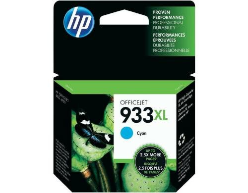 HP Tinte Nr. 933XL - Cyan (CN054AE) 8.5ml, Seitenkapazität ~ 825 Seiten